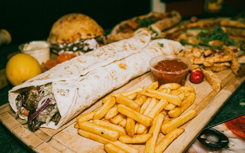 Popular meals at fast food restaurants that accept EBT near me including wraps fries and burgers