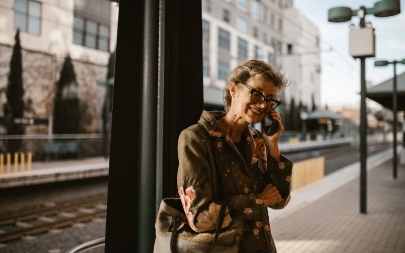 Older resident in Houston still using a 713 area code phone number