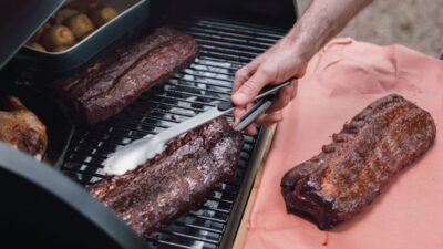 How to smoke pork ribs on a pellet grill step by step